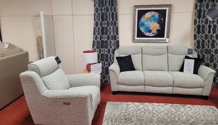 3 Seater Sofa + Power Recliner Chair