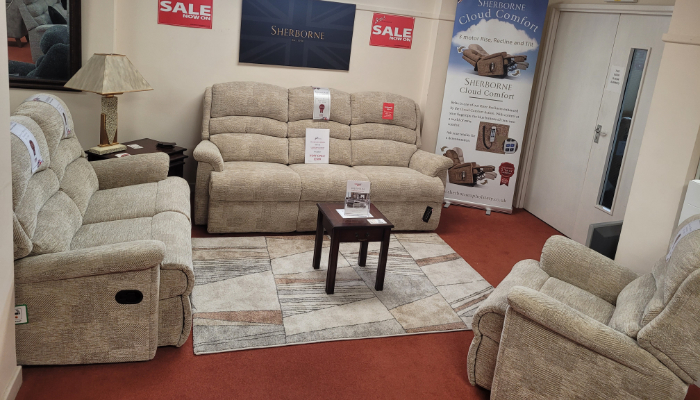3 Seater Sofa, 2 Seater Recliner & Armchair